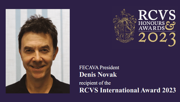 Денис Новак стал лауреатом международной премии RCVS 2023