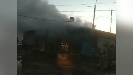 На частной ферме в Челябинской области произошёл пожар